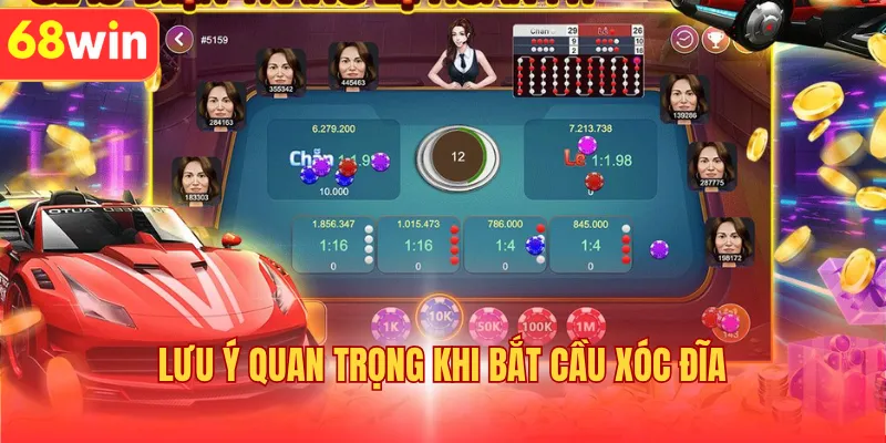 Lưu ý quan trọng khi bắt cầu xóc đĩa